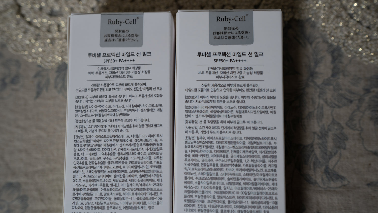 Ruby-Cell Intensive 4U Perfect Mild Sun Cream SPF 50+ PA++++