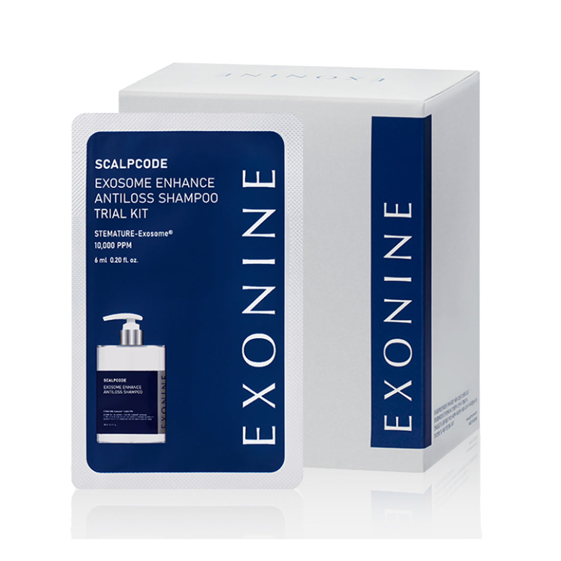 Exonine Scalpcode Exosome Enhance Antiloss Shampoo Trial Kit
