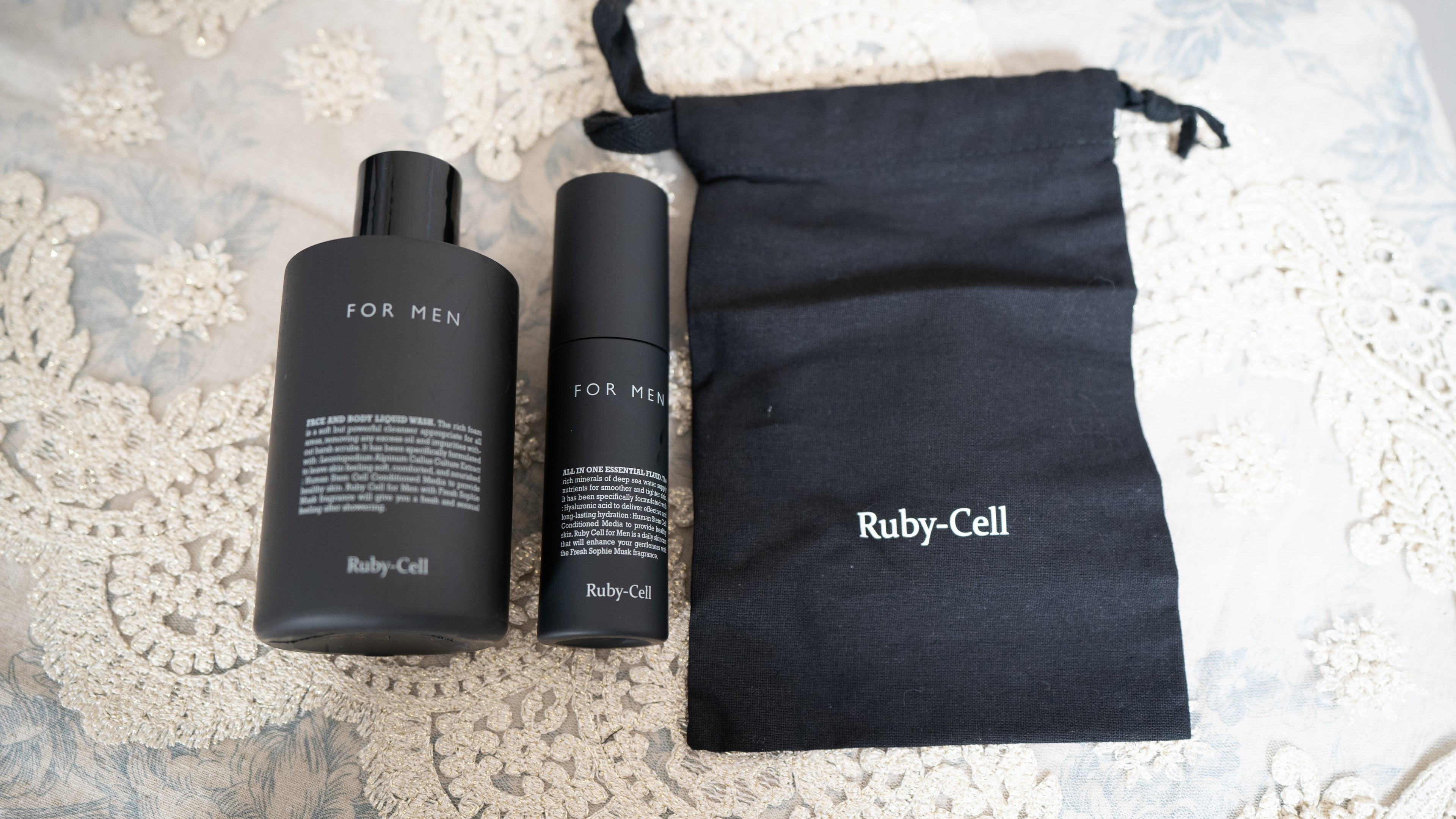 Ruby-Cell for Men Liquid Wash and Fluid Set